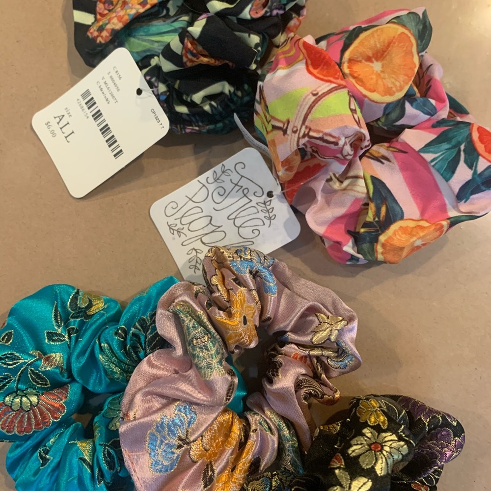 Free people and other hair scrunchies.